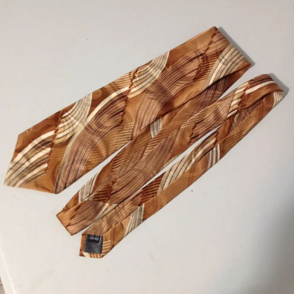 Alberto Zerra 100% Silk HANDMADE Neck Tie Rome/New York